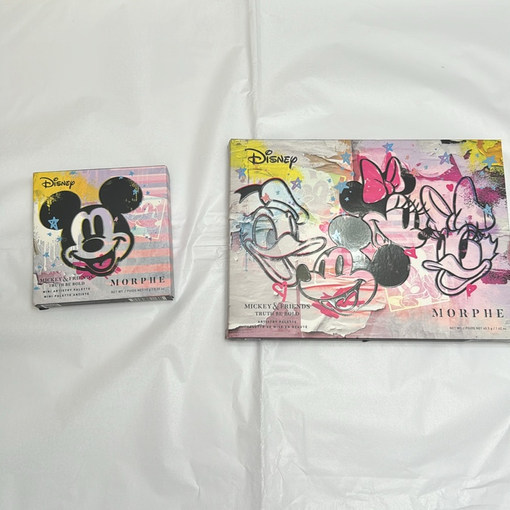 Morphe Disney Mickey and Friends Truth Be Bold Artistry Palette & big palette